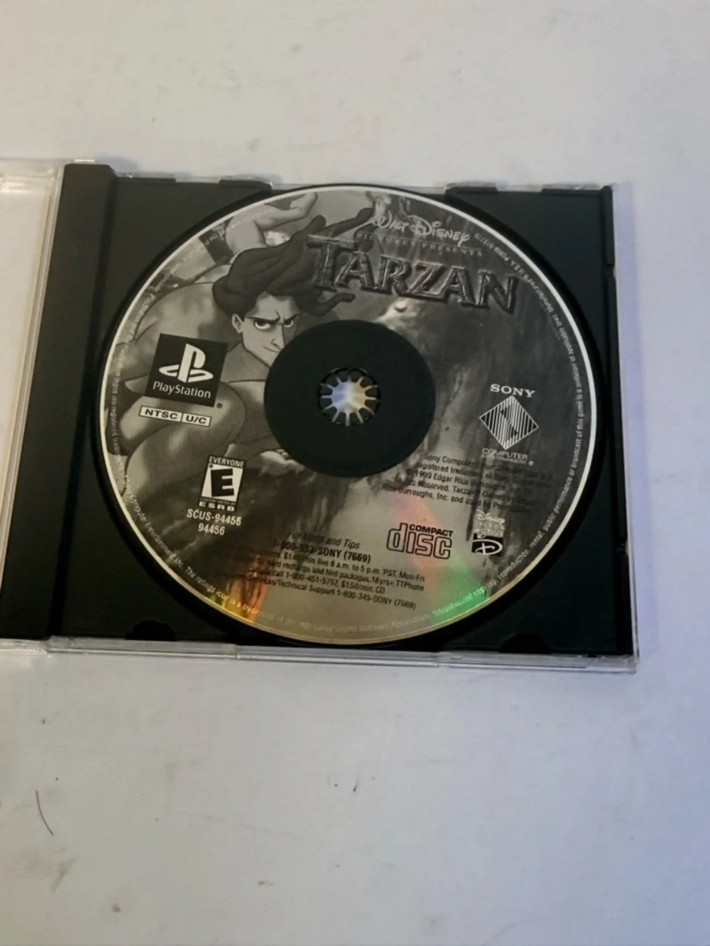 Disney's Tarzan Greatest Hits (PS1 , 1999)- Disc Only